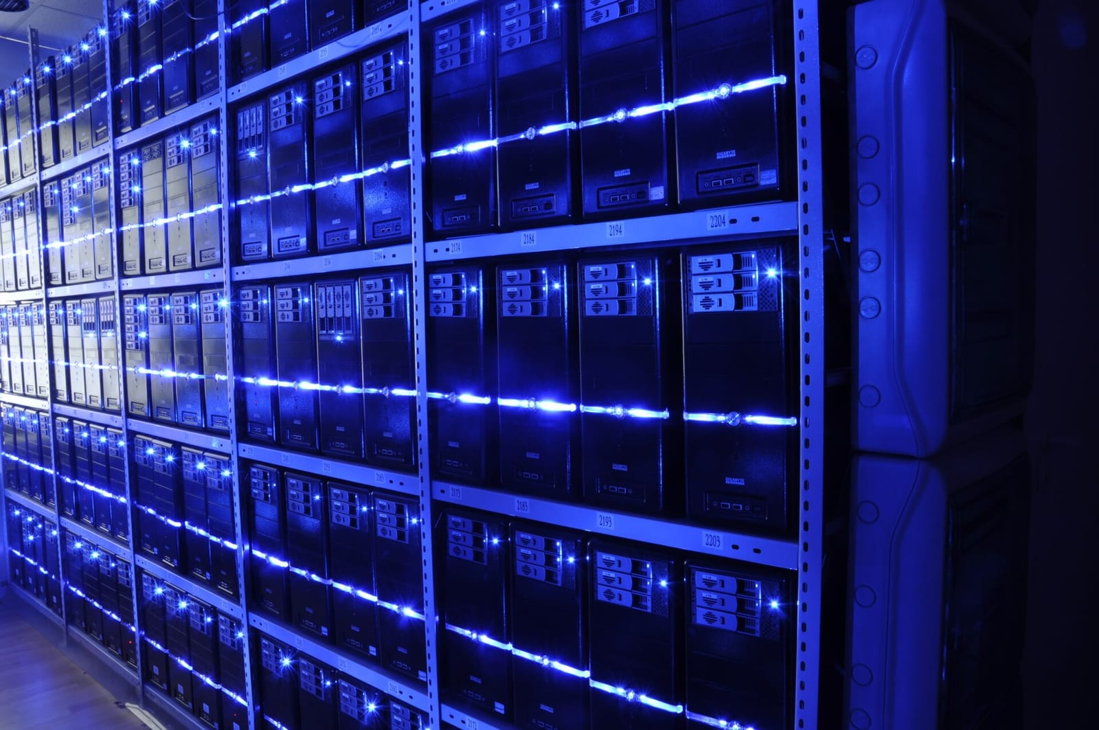 Server room of BalticServers